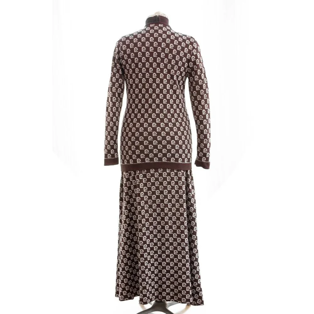 Pierre Cardin for Bonwit Teller knit three piece outfit. - Picture 2 of 8
